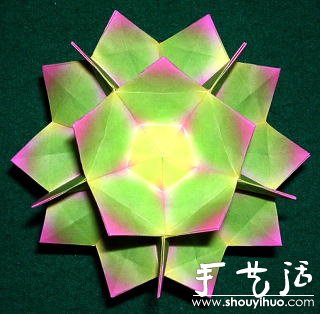 復雜萬花筒折紙作品欣賞 -  itrip.net.cn