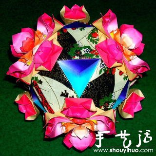 復雜萬花筒折紙作品欣賞 -  itrip.net.cn