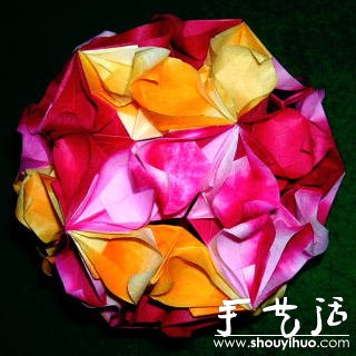 復雜萬花筒折紙作品欣賞 -  itrip.net.cn