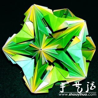 復雜萬花筒折紙作品欣賞 -  itrip.net.cn