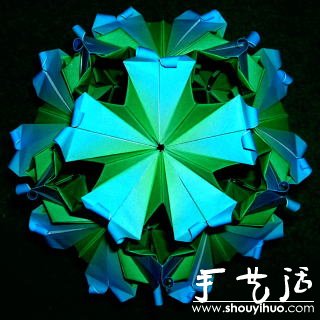 復雜萬花筒折紙作品欣賞 -  itrip.net.cn