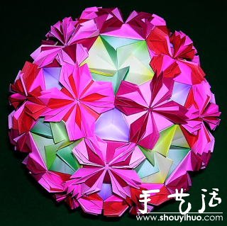 復雜萬花筒折紙作品欣賞 -  itrip.net.cn