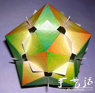 復雜萬花筒折紙作品欣賞 -  itrip.net.cn