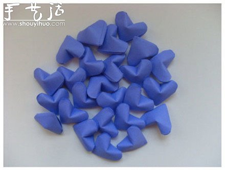 小巧可愛小“心”形的手工折紙方法 -  itrip.net.cn