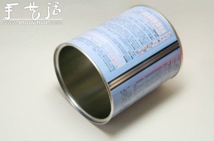 廢棄奶粉罐手工制作盆栽的方法 -  itrip.net.cn
