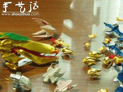 星際爭(zhēng)霸達(dá)人的折紙作品 -  itrip.net.cn