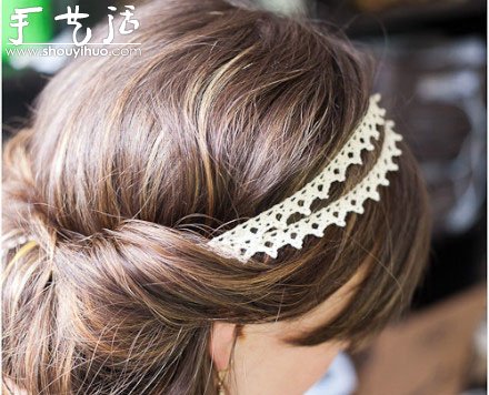 蕾絲帶制作發(fā)箍發(fā)帶的方法 -  itrip.net.cn