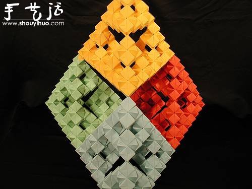 立體幾何模型折紙作品 -  itrip.net.cn