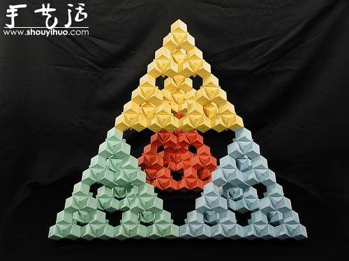 立體幾何模型折紙作品 -  itrip.net.cn
