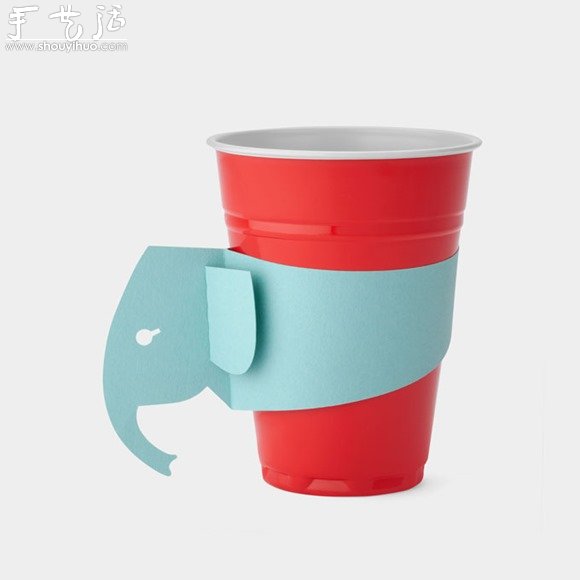 紙杯手持剪紙作品 -  itrip.net.cn