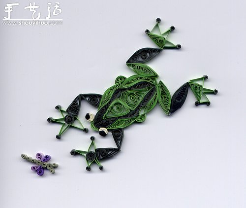 花草蝴蝶漂亮卷紙作品欣賞 -  itrip.net.cn