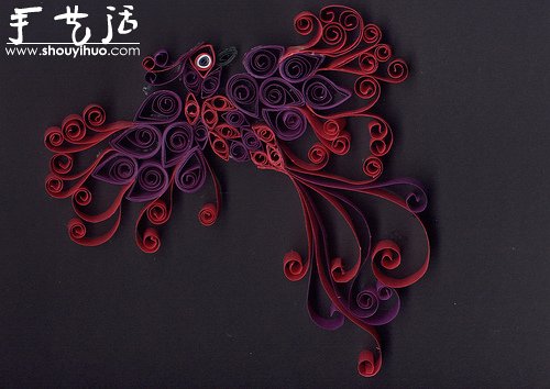 花草蝴蝶漂亮卷紙作品欣賞 -  itrip.net.cn