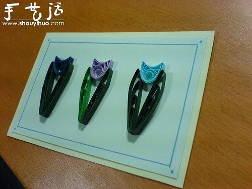 花草蝴蝶漂亮卷紙作品欣賞 -  itrip.net.cn