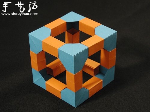復(fù)雜幾何立體折紙作品欣賞 -  itrip.net.cn
