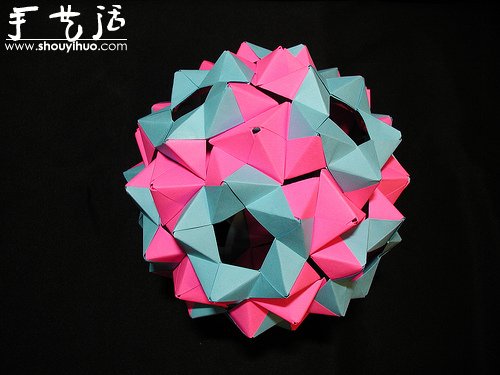 復(fù)雜幾何立體折紙作品欣賞 -  itrip.net.cn