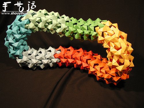 復(fù)雜幾何立體折紙作品欣賞 -  itrip.net.cn