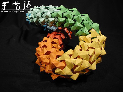 復(fù)雜幾何立體折紙作品欣賞 -  itrip.net.cn