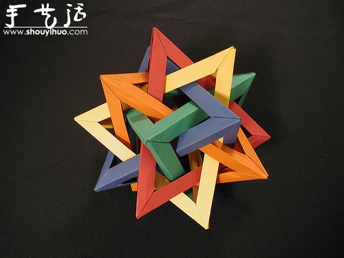 復(fù)雜幾何立體折紙作品欣賞 -  itrip.net.cn