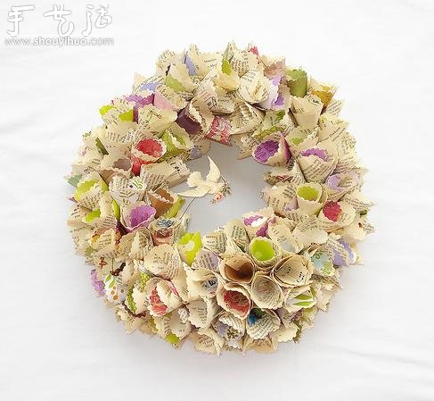 折紙花環(huán)作品欣賞 -  itrip.net.cn