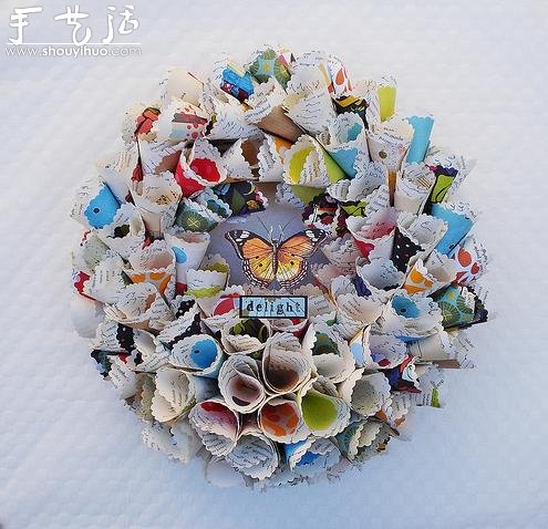 折紙花環(huán)作品欣賞 -  itrip.net.cn