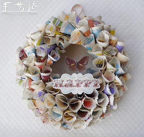 折紙花環(huán)作品欣賞 -  itrip.net.cn
