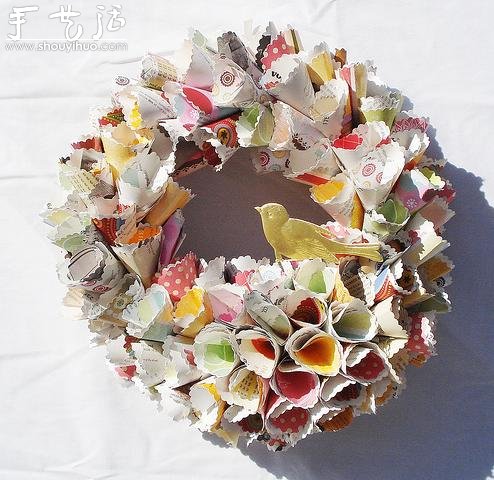 折紙花環(huán)作品欣賞 -  itrip.net.cn