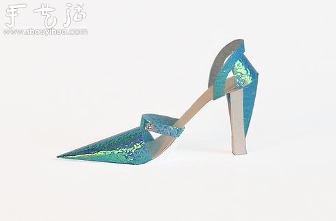 精美的女式高跟鞋剪紙作品欣賞 -  itrip.net.cn
