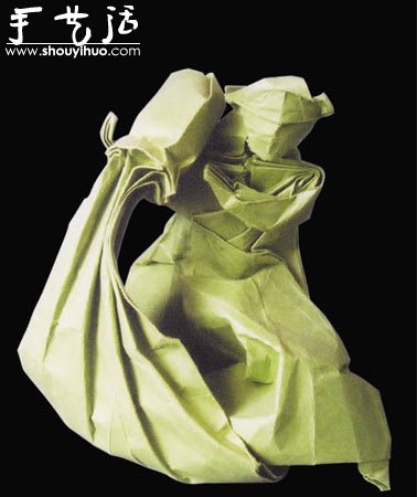 細致的人物造型折紙藝術(shù)品 -  itrip.net.cn