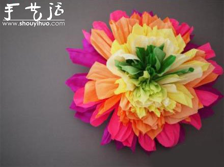 大氣艷麗紙花剪紙制作教程 -  itrip.net.cn