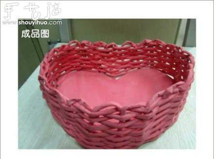 舊雜志制作心型收納籃的DIY教程 -  itrip.net.cn