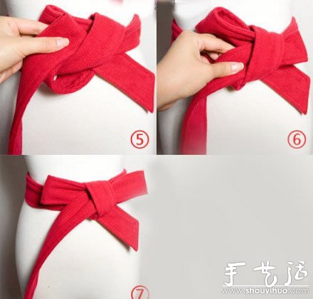 長(zhǎng)款風(fēng)衣或長(zhǎng)衫的蝴蝶結(jié)腰帶系法 -  itrip.net.cn