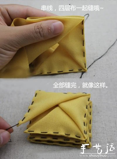 不織布制作漂亮發(fā)卡的手工方法 -  itrip.net.cn