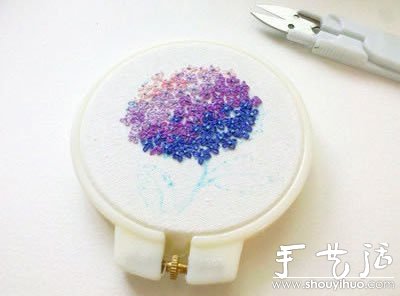 精致的花朵刺繡圖片欣賞 -  itrip.net.cn