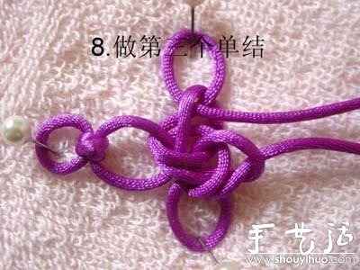 手工編織冰花結(jié)手鏈的方法 -  itrip.net.cn