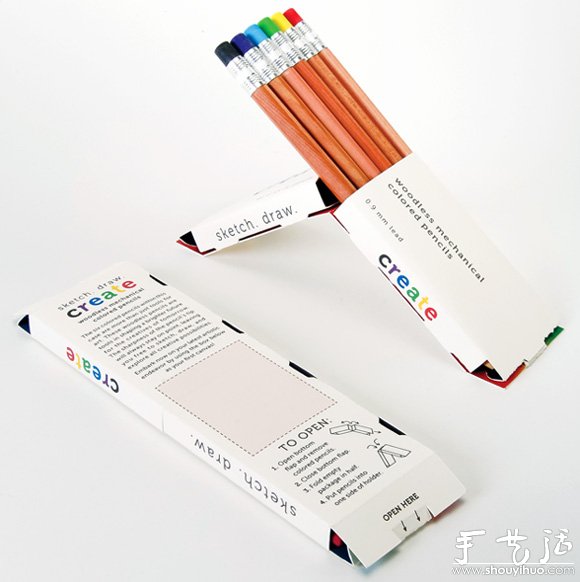 彩色鉛筆包裝盒設(shè)計(jì)欣賞 -  itrip.net.cn