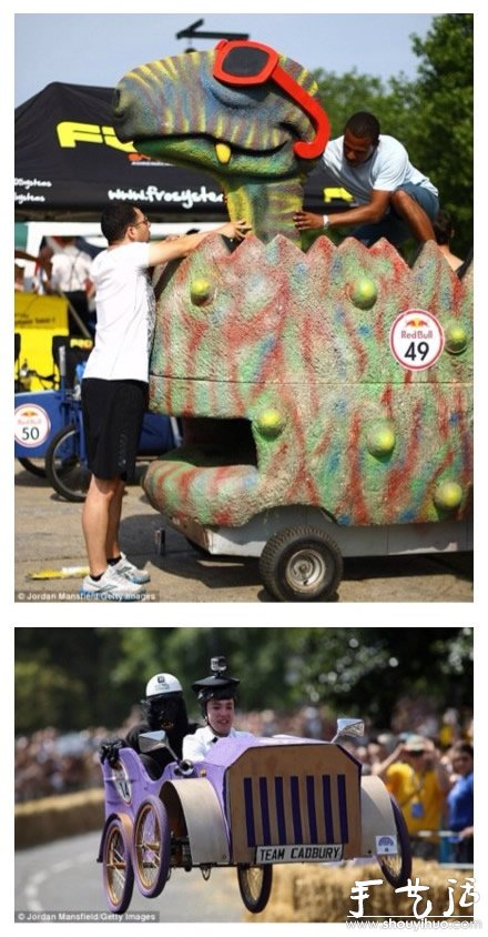 倫敦的肥皂盒賽車大賽 英國(guó)人創(chuàng)意無(wú)敵！ -  itrip.net.cn