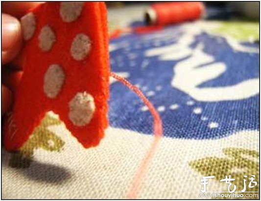童趣紅蘑菇小掛件手工制作 -  itrip.net.cn