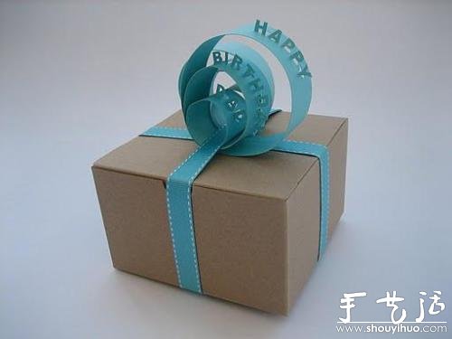 手工制作禮物包裝帶的圖解教程 -  itrip.net.cn