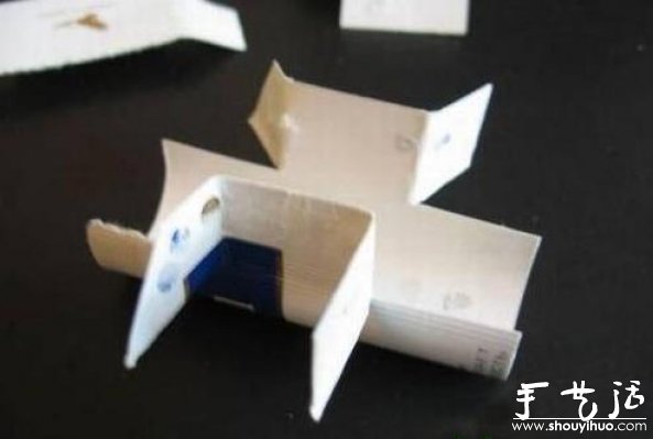 煙盒手工DIY紙模飛機的教程 -  itrip.net.cn