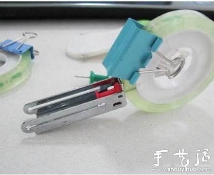 辦公文具手工組裝摩托車 -  itrip.net.cn