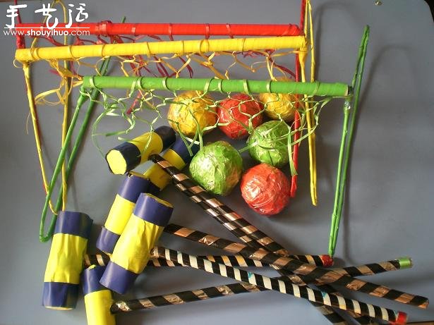 利用廢舊材料為幼兒制作體鍛玩具 -  itrip.net.cn