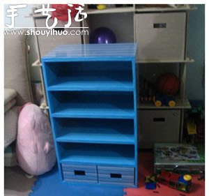 硬紙板DIY手工制作鞋柜的教程 -  itrip.net.cn