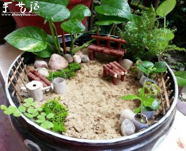 迷你微型花園制作教程 -  itrip.net.cn