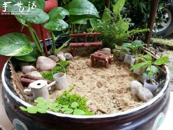 迷你微型花園制作教程 -  itrip.net.cn