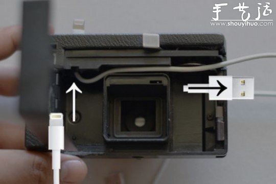 舊相機(jī)DIY改裝成iPhone手機(jī)充電插座 -  itrip.net.cn