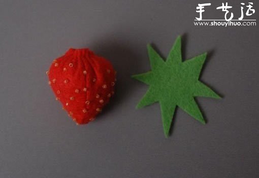 手工布藝DIY制作草莓 -  itrip.net.cn
