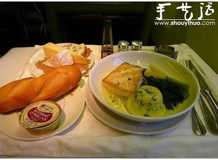 世界各地各個航空公司頭等艙的餐飲照片 -  itrip.net.cn