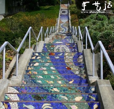 如童話般夢幻的藝術(shù)臺(tái)階 -  itrip.net.cn