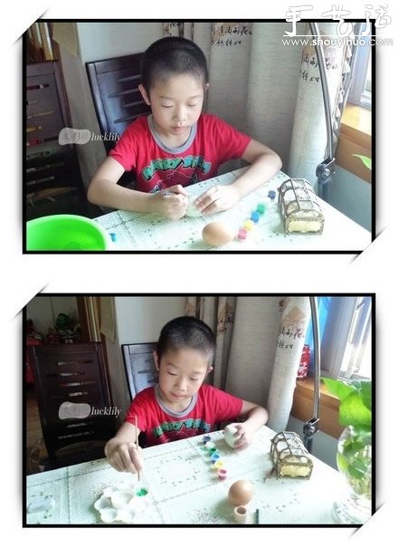 幼兒手工——雞蛋或鴨蛋繪制藝術(shù)彩蛋 -  itrip.net.cn