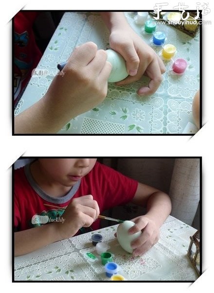 幼兒手工——雞蛋或鴨蛋繪制藝術(shù)彩蛋 -  itrip.net.cn